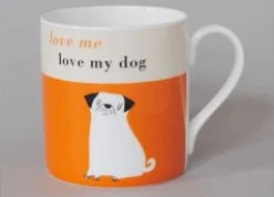 Repeat Repeat Animals|Animals-Happiness Pup Orange Mug