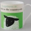 Repeat Repeat Animals|Animals-Happiness Sheep Green Mug