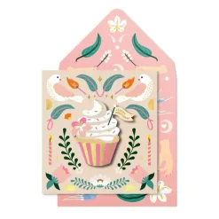 Tache Cards Greeting Cards-Happy Birthday Cupcake Card