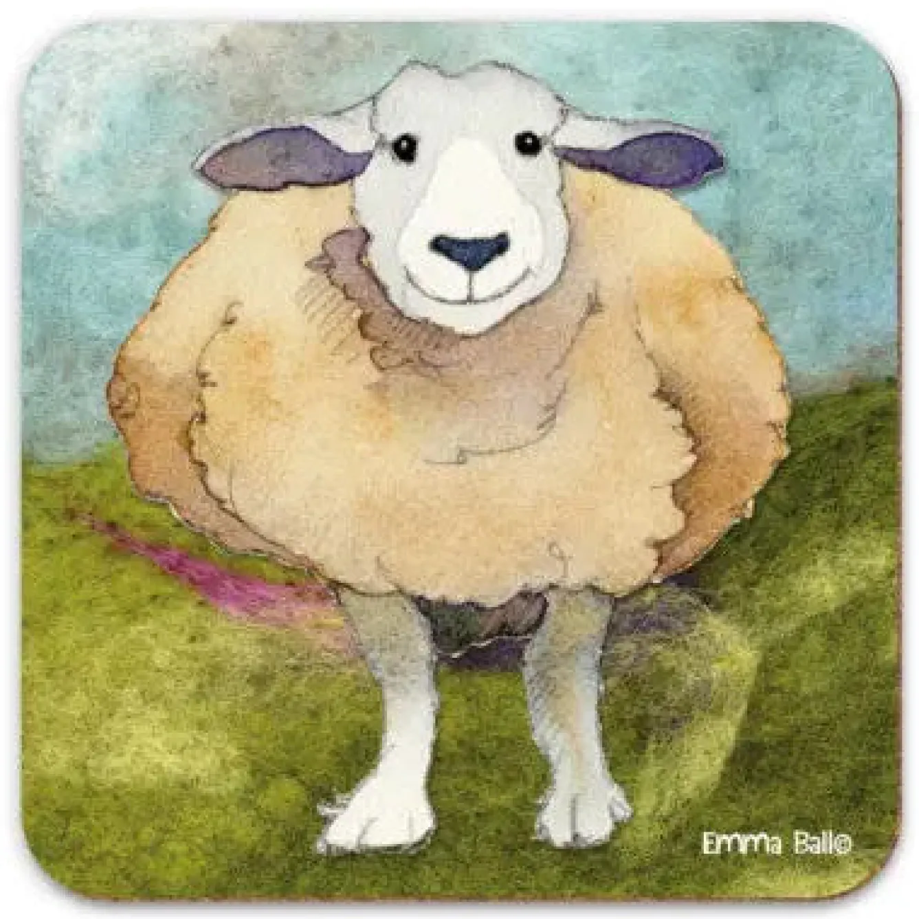 Emma Ball Coasters-Happy Sheep Coaster