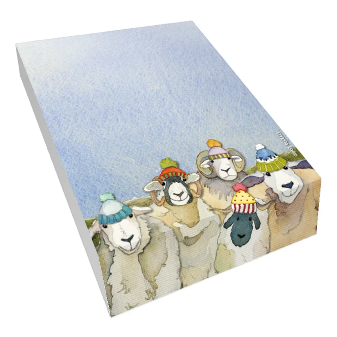 Emma Ball Stationery-Happy Sheep Slant Pad