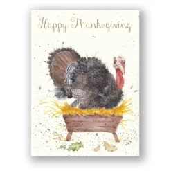 Wrendale Designs Halloween-Happy Thanksgiving Card