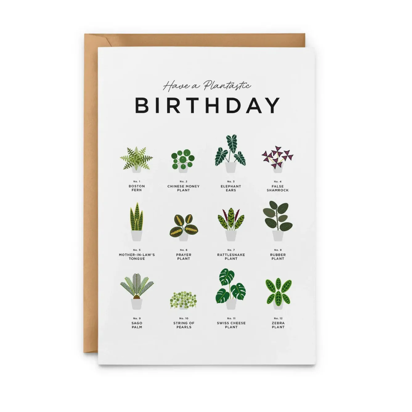 Everlong Print Co. Greeting Cards-Have a Plantastic Birthday Card