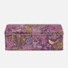 Sara Miller London Novelty-Haveli Garden Plum Songbird Long Deep Rectangular Tin
