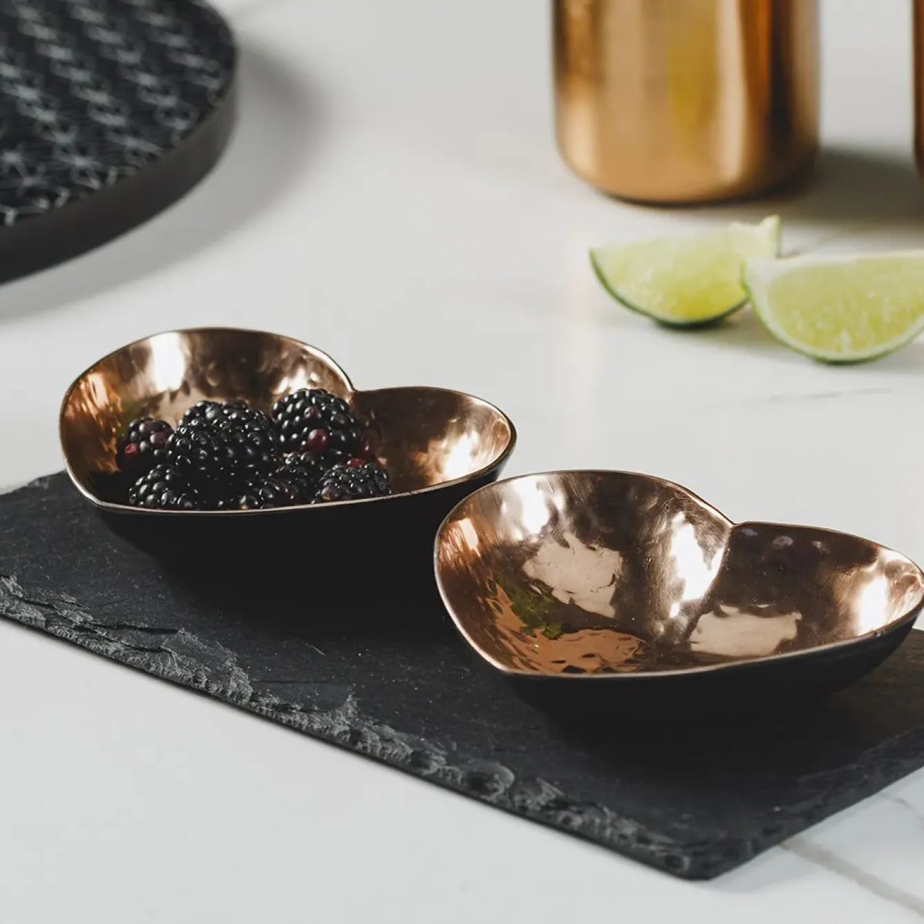 Selbrae Valentine's Day|Tea-Heart Copper Serving Set