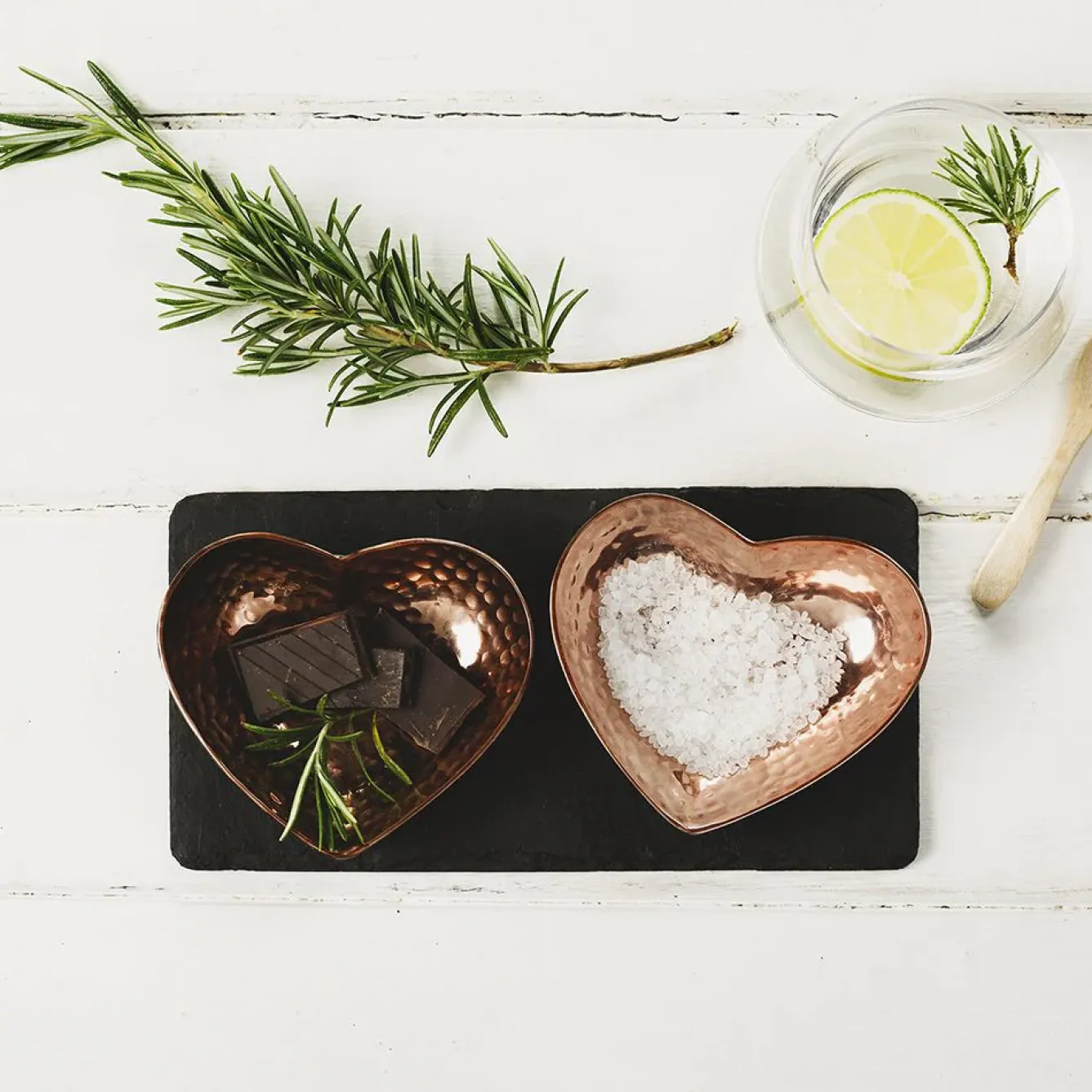 Selbrae Valentine's Day|Tea-Heart Copper Serving Set