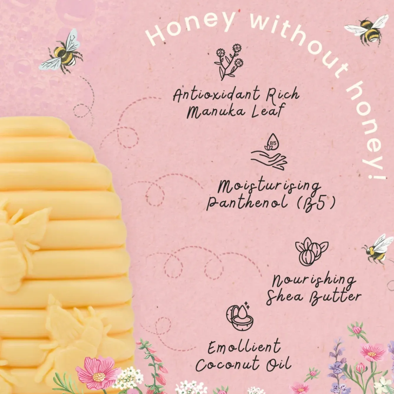 Heathcote & Ivory Soaps & Lotions-Heathcote & Ivory Busy Bee Beehive Soap
