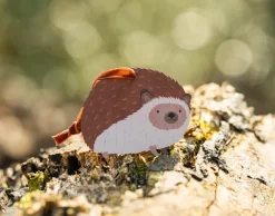 Dapple & Dot Christmas-Hedgehog Wooden Decoration