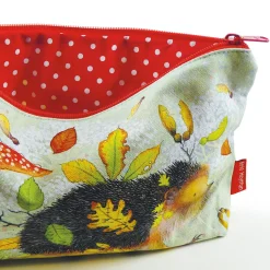 Emma Ball Bags-Hedgehog Zipped Pouch