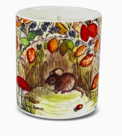 Heaven Scent Home Fragrance-Hedgerows Bone China Pot Candle - Mouse