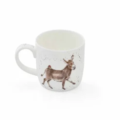 Wrendale Designs Animals|Animals-'Hee Haw' Donkey Small Bone China Mug (11oz)