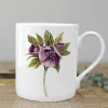 Toasted Crumpet Flowers & Garden-Hellebore Bone China Mug