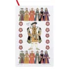 Alison Gardiner Tea|Tea Towels-Henry VIII & His Wives Tea Towel