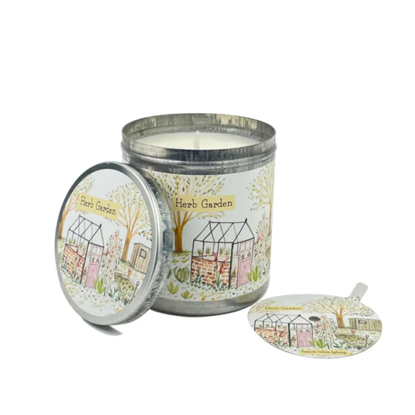 Heaven Scent Home Fragrance-Herb Garden- Rosemary, Sage, & Thyme Candle Tin