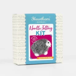 Hawthorn Handmade Crafts-Herdwick Sheep Brooch Felting Kit