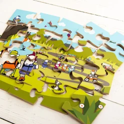 The Herdy Company Puzzles|Children-Herdy Adventures Wooden Jigsaw Puzzle - 20 Piece Puzzle