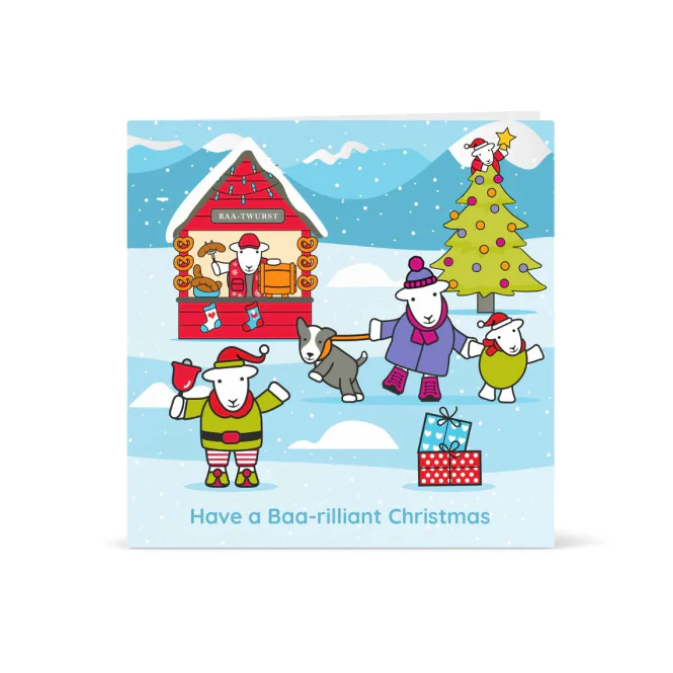 The Herdy Company Christmas Cards|Greeting Cards-Herdy Christmas Card 6 Pack