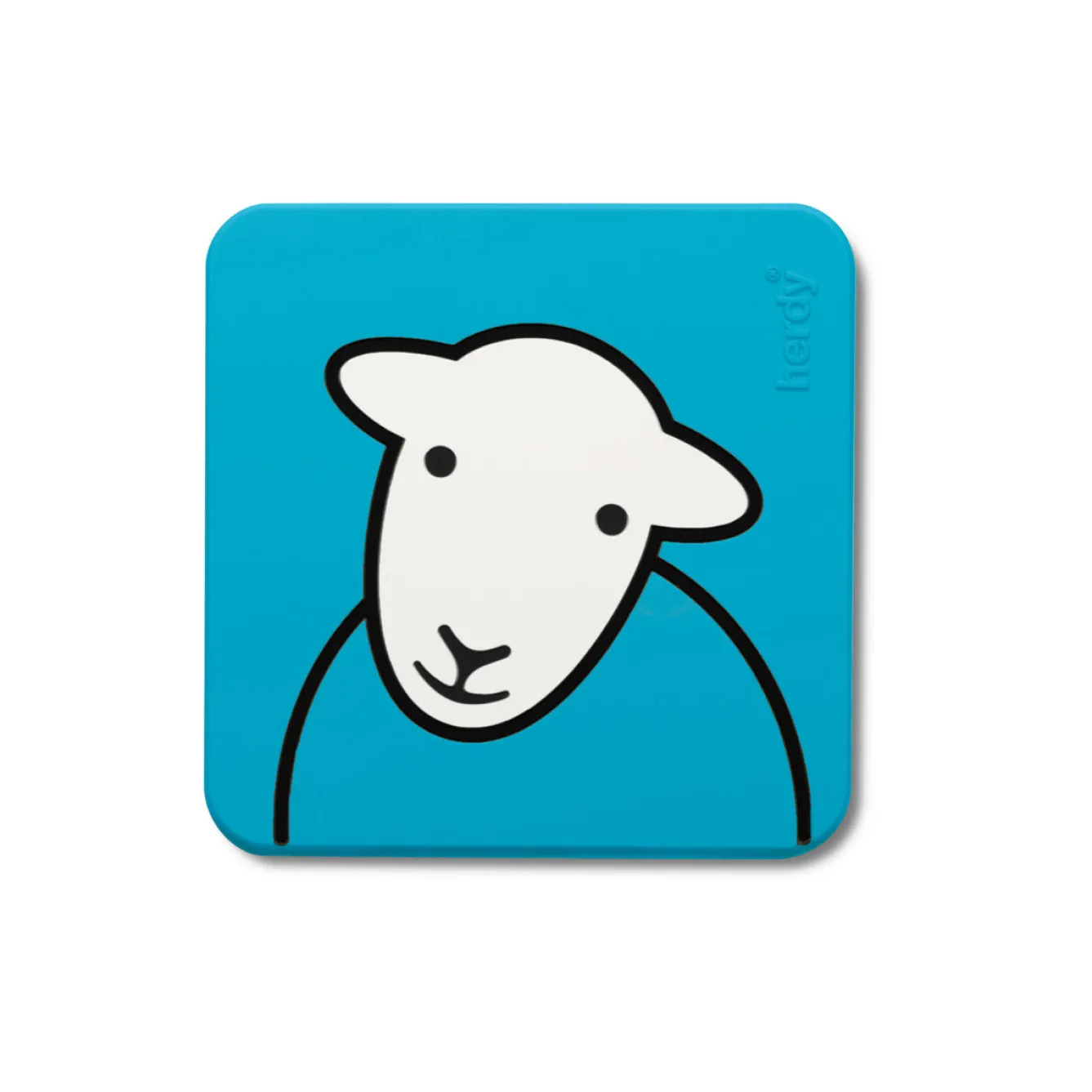 The Herdy Company Coasters-Herdy Hello PVC Coaster