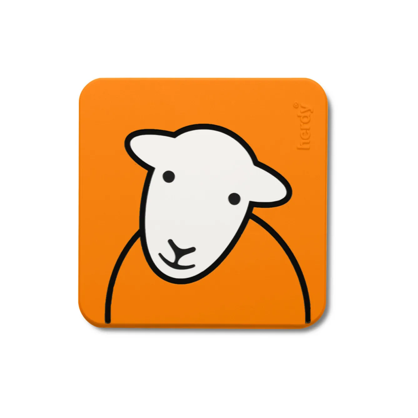The Herdy Company Coasters-Herdy Hello PVC Coaster