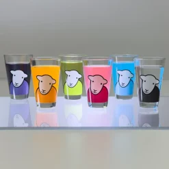 The Herdy Company Tea|Bright Colors-Herdy 'Hello' Tumbler Glass