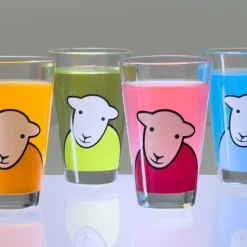 The Herdy Company Tea|Bright Colors-Herdy 'Hello' Tumbler Glass