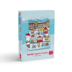 The Herdy Company Puzzles|Children-Herdy Limited Edition Christmas Jigsaw Puzzle - 1000 Piece Puzzle