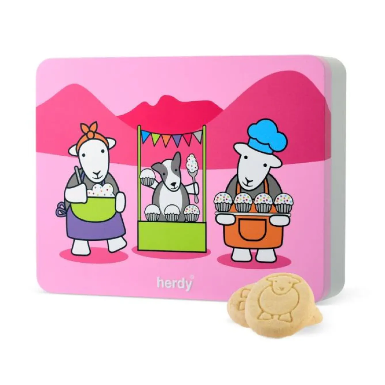 The Herdy Company Tea|Biscuits-Herdy Shortbread Tin - Baking