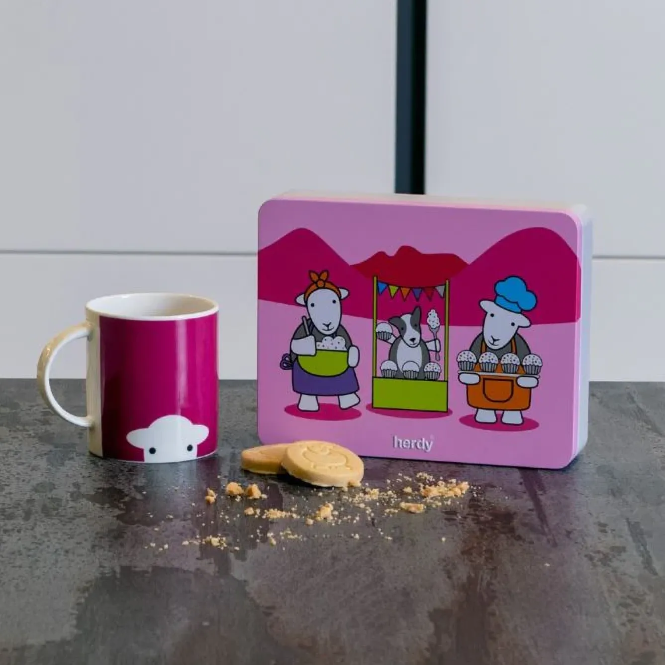 The Herdy Company Tea|Biscuits-Herdy Shortbread Tin - Baking