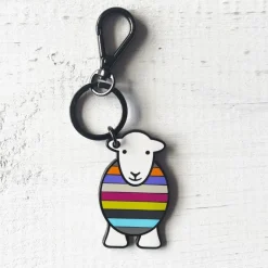 The Herdy Company Key Chains|Children-Herdy Yan Enamel Stripe Key Chain