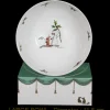 Two Bad Mice Bowls & Dishes-Here He Comes Christmas Bone China Medium Bowl
