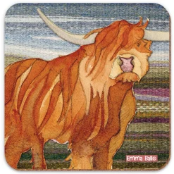 Emma Ball Coasters-Highland Coo Coaster