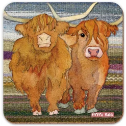Emma Ball Coasters-Highland Coos Coaster