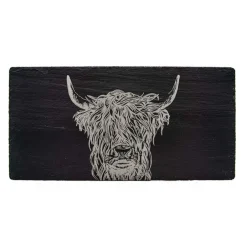 Selbrae Serving Plates & Boards-Highland Cow Slate Table Runner