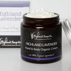 The Highland Soap Company Soaps & Lotions-Highland Lavender Hand & Body Organic Cream