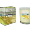 Heaven Scent Home Fragrance-Hill Cottage- Black Pomegranate Glass Candle
