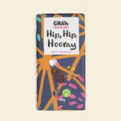 Gnaw Chocolate Holiday Treats|Chocolate-Hip Hip Hooray Milk Chocolate Bar