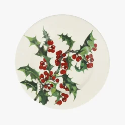 Emma Bridgewater Plates-Holly 8 1/2 inch Plate