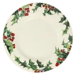 Emma Bridgewater Plates-Holly 10 1/2 inch plate