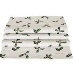 Sophie Allport Christmas|Table Runners-Holly & Berry Table Runner
