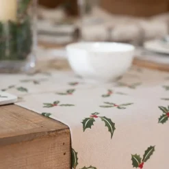 Sophie Allport Christmas|Table Runners-Holly & Berry Table Runner
