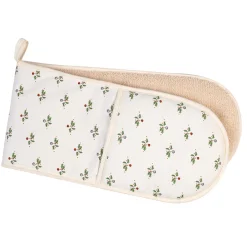 Jane Abbott Designs Christmas|Oven Gloves/Mitts-Holly and Berry Double Oven Glove