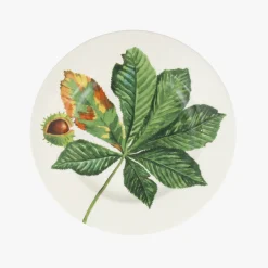 Emma Bridgewater Plates-Horse Chestnut & Conker 8 1/2 inch Plate