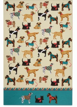Ulster Weavers Tea|Tea Towels-Hound Dog Cotton Tea Towel