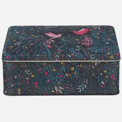 Sara Miller London Novelty-Hummingbird Paradise Deep Rectangular Tin