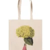 Laura Stoddart Bags-Hydrangea Annabelle Heavyweight Tote Bag
