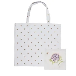 Wrendale Designs Pets|Bags-'Hydrangea' Bee Foldable Shopping Bag