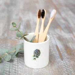 Toasted Crumpet Flowers & Garden-Hydrangea Bone China Pot