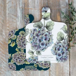 Toasted Crumpet Chopping Boards-Hydrangea Mini Chopping Board
