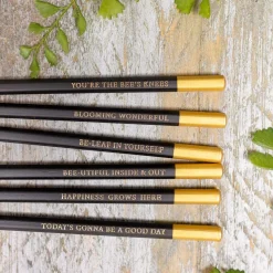 Toasted Crumpet Stationery-Hydrangea Set of 6 Pencils
