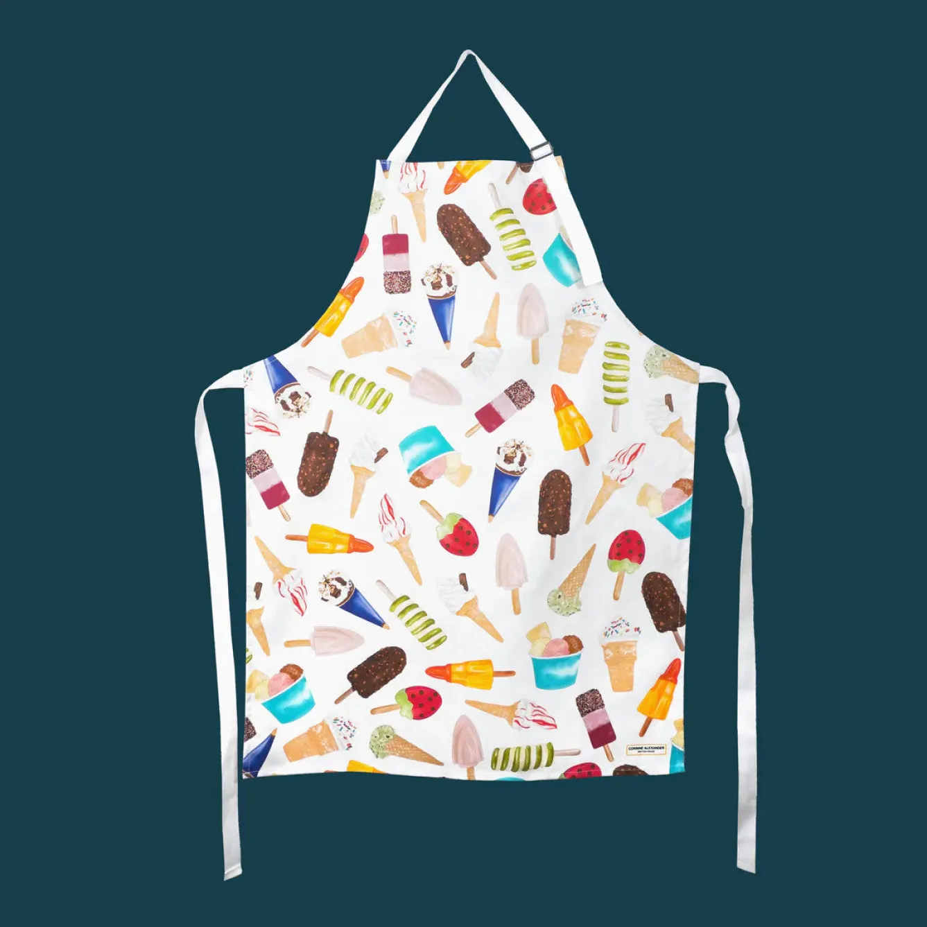 Corinne Alexander Aprons-Ice Cream Apron by